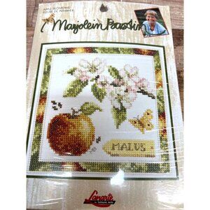 Lanarte Apple Blossoms Counted Cross Stitch Kit Marjolein Bastin